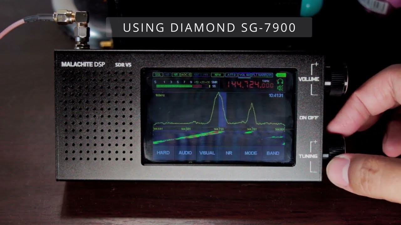 2023 Malachite DSP SDR V5 (Firmware v1.10D Fully Activated) Basic Overview