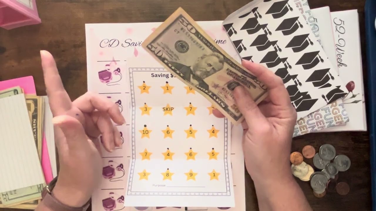 Time to stuff my random savings challenges! 2-20-26