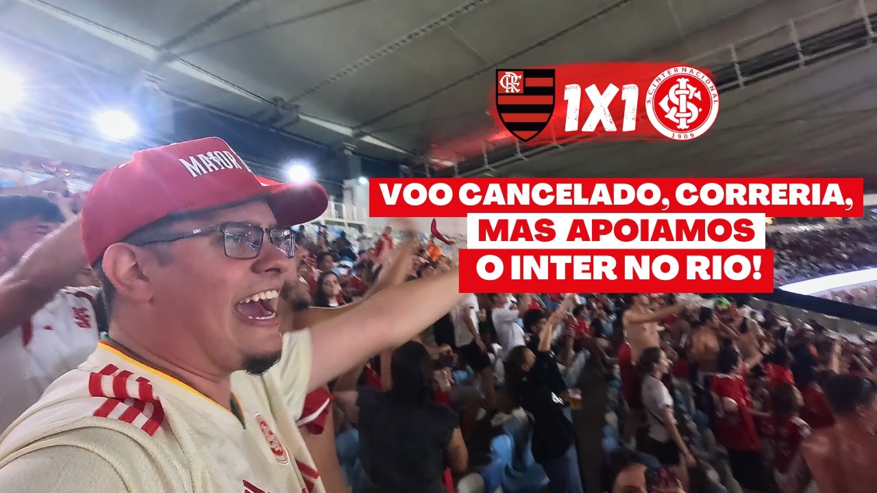 SOFRI PRA CHEGAR, MAS VI O GOLAÇO DO BORRÉ NO MARACA | Vlog Flamengo 1x1 INTER