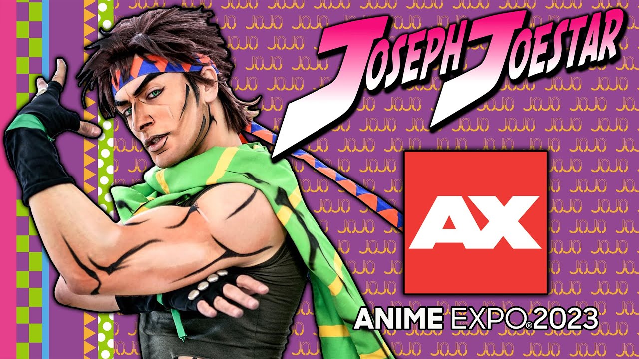 Joseph Joestar Poses With Anime Expo 2023 ft. Leon Chiro