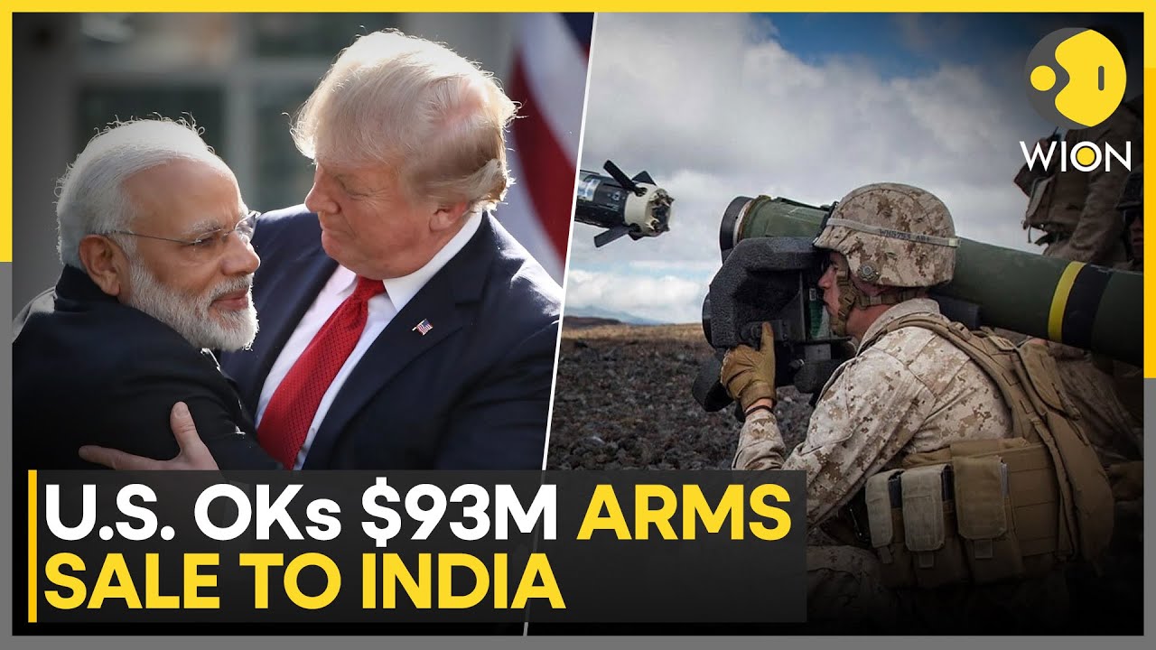 US Approves $93 Million Arms Sale to India Including Javelin Missiles | WION