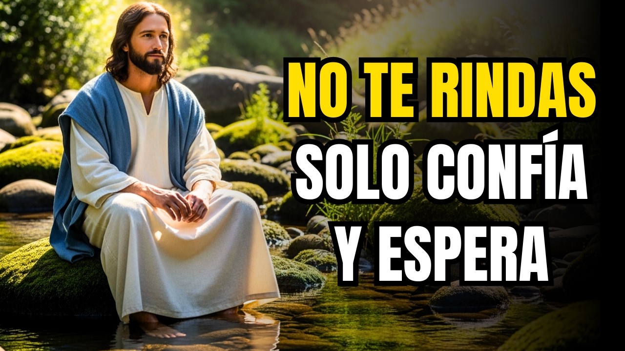 DIOS TE DICE: YA RESOLVÍ TU PROBLEMA, SOLO CONFÍA Y ESPERA