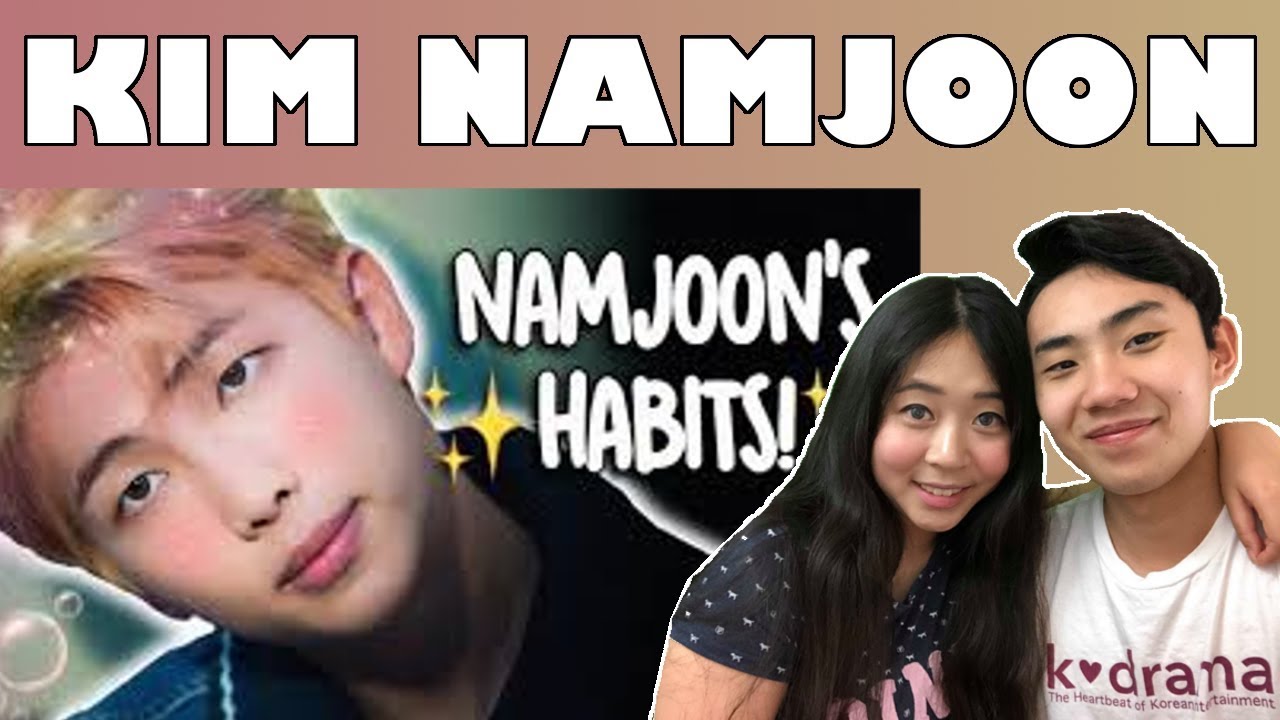 Couple Reacts To: BTS Kim Namjoon's Habits Reaction