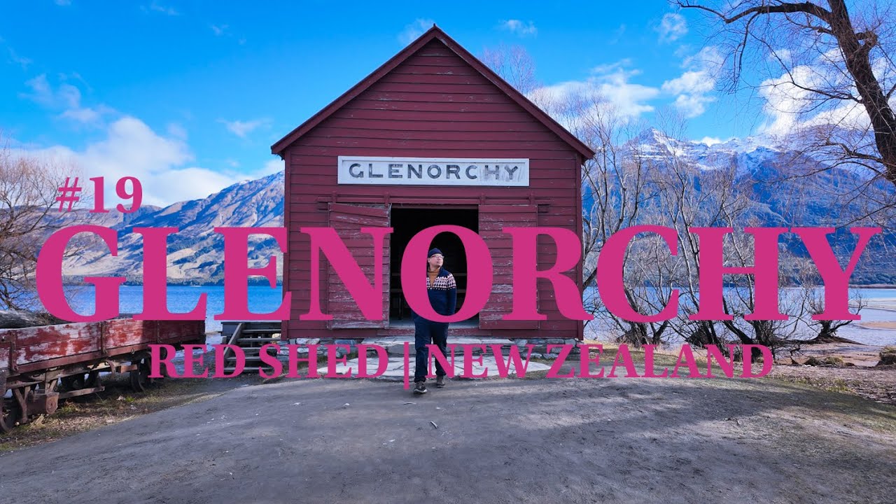 NEW ZEALAND SOUTH ISLAND | EXPLORE GLENORCHY RED SHED | QUEENSTOWN WINTER DRIVE TO KINLOCH [4K]