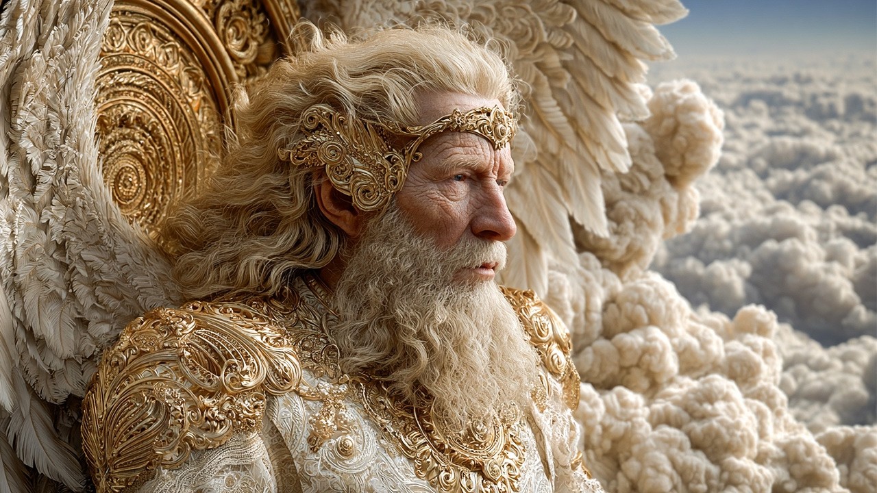The Golden Throne of Heaven | Silent Coronation Above the Clouds | Heavenly Depths