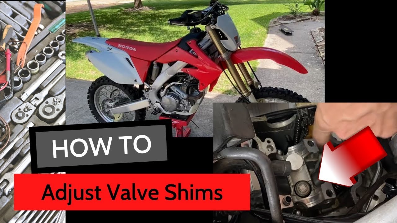2004-2021 Honda CRF 250 or 450 Valve Shim Adjustment | DIY Repair