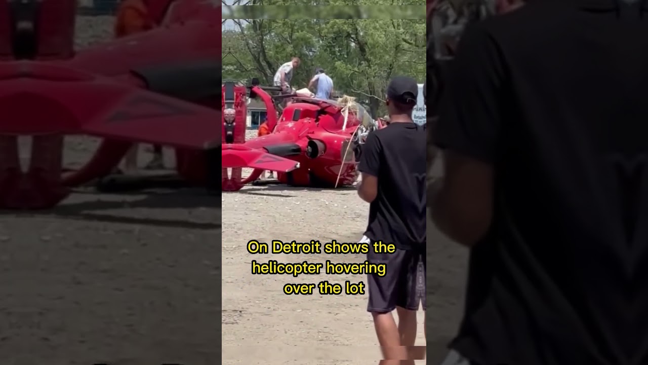 Helicopter crashes near Michigan waterfront restaurant 
