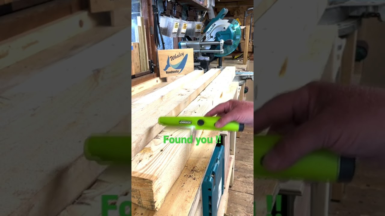 Finding nails and screws in reclaimed timbers | save those tools #woodwork #woodworker #woodworking