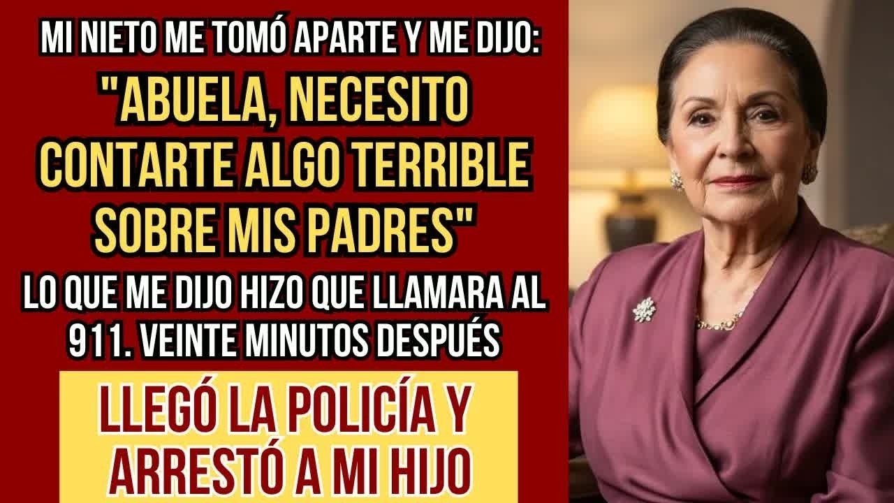 HISTORIAS REALES  ＂Abuela, necesito contarte algo terrible sobre mis padres＂ Lo que me dijo hizo