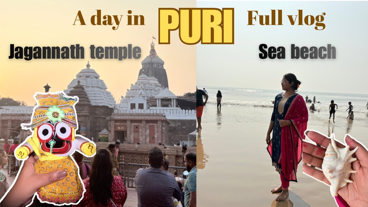 Jagannath Puri Vlog | Temple Darshan & Sea Beach Experience | with family