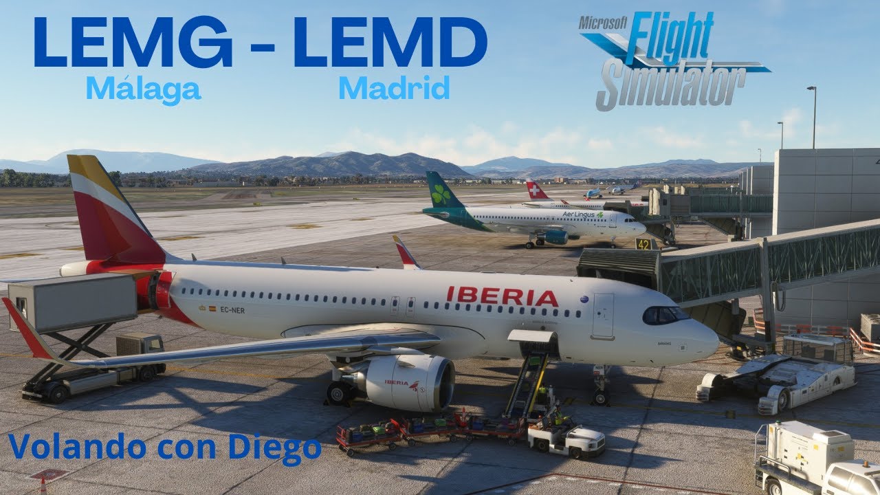 Iberia A320 NEO | Málaga - Madrid | Full flight | MSFS 2020
