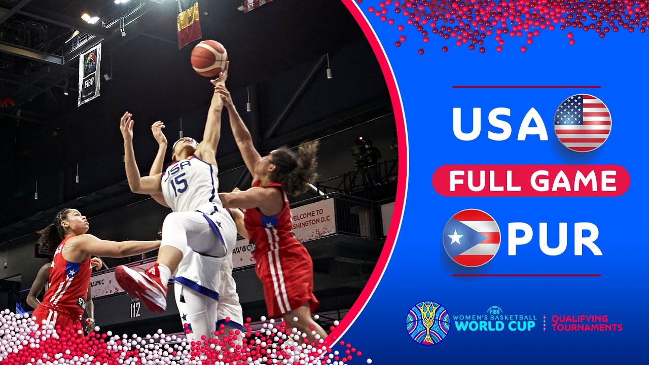 USA v Puerto Rico - Full Game | FIBA Women's Basketball World Cup Qualifiers 2022
