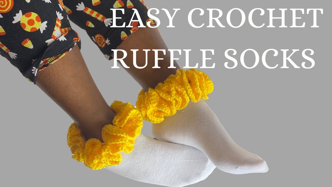 &ldquo;How to Crochet Easy Ruffle Socks | Step-by-Step Beginner Tutorial&rdquo;