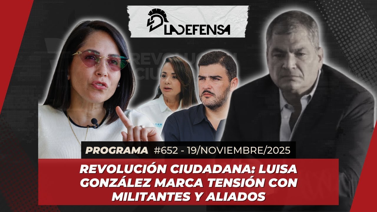 2X652 | REVOLUCI&Oacute;N CIUDADANA: LUISA GONZ&Aacute;LEZ MARCA TENSI&Oacute;N CON MILITANTES Y ALIADOS