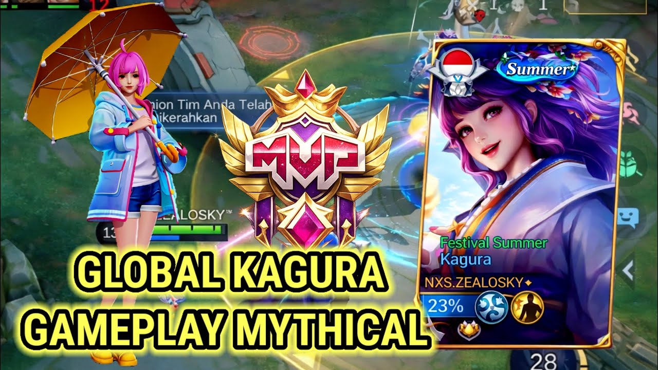GAMEPLAY GLOBAL KAGURA | BEST BUILD AUTO WINNER + MVP INSTAN KILL 