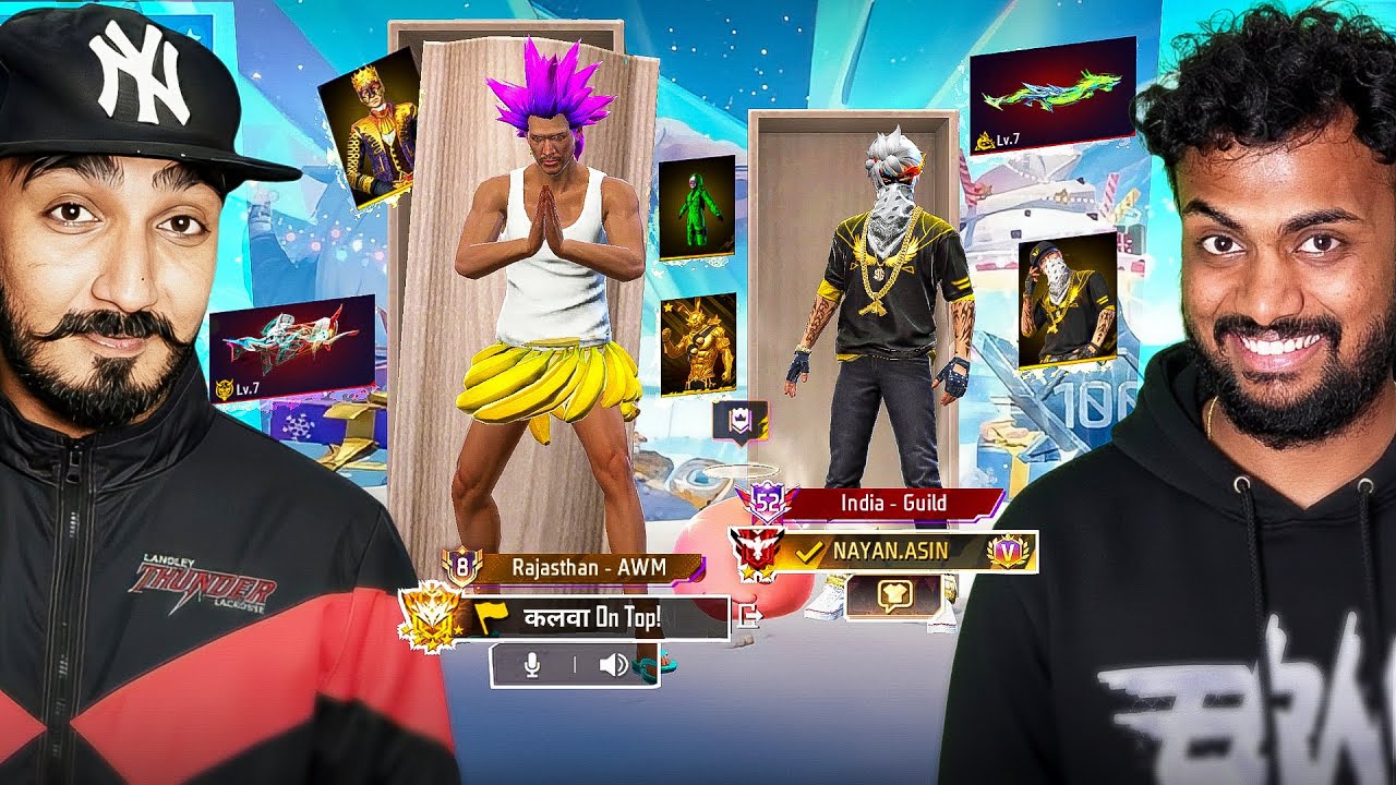 Free Fire Collection Versus लेकिन V Badge Youtuber ने Galat Kar दिया 😭