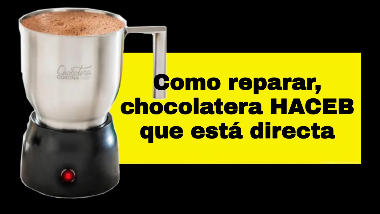 Como reparar una chocotera que esta directa paso a paso. #haceb #chocolatera @Haceb