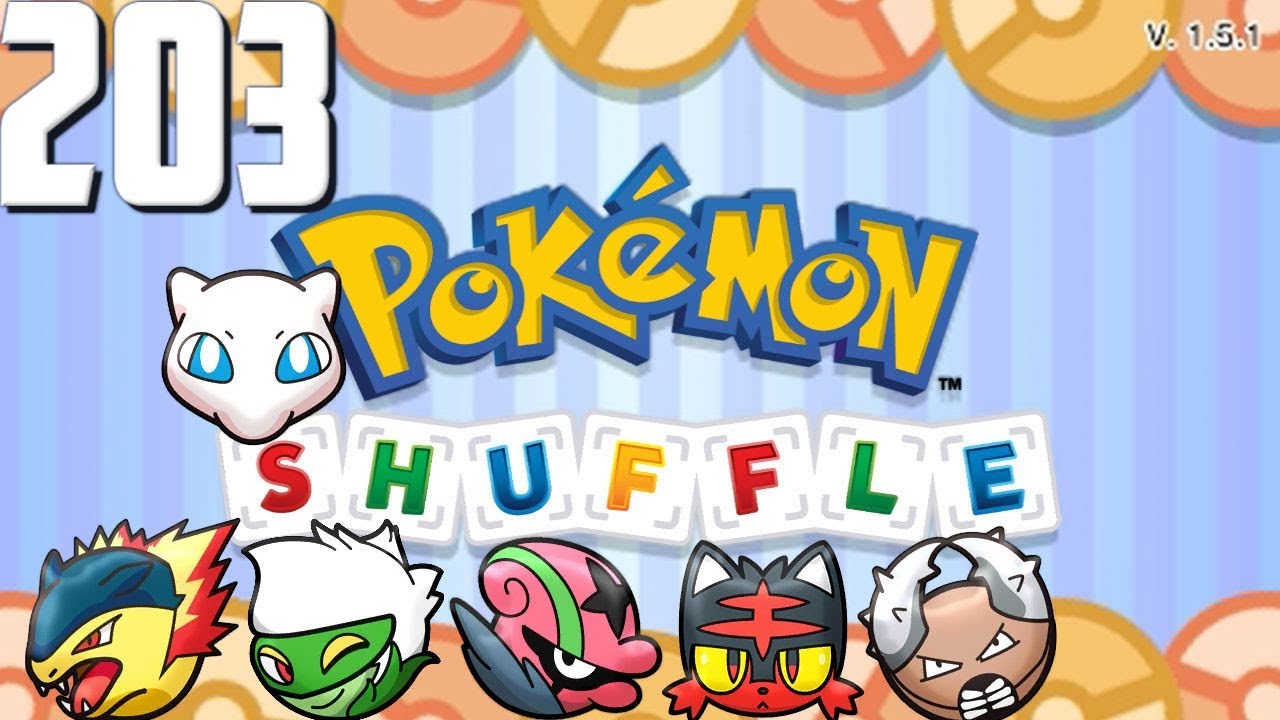 Pokemon Shuffle - Mew, Typhlosion, Winking Roserade, Litten, Pinsir & More! - Episode 203