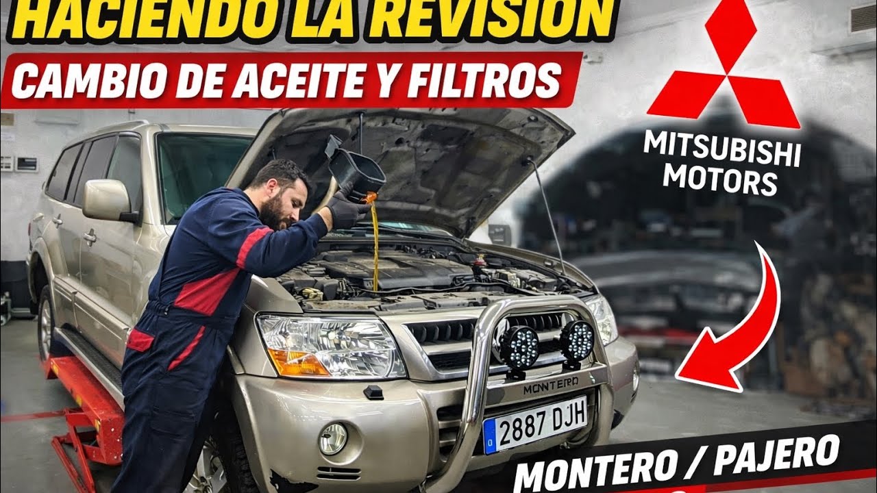 ⚙️ Mantenimiento completo Mitsubishi Montero V60 3.2 Di-D | Revisión esencial antes de viajar ⚙️
