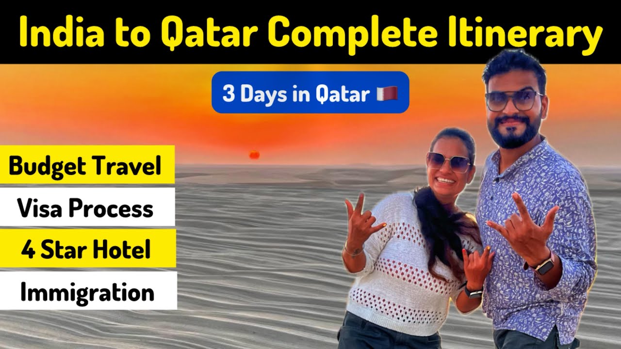 3 Days in Qatar - Itinerary With Cost | India to Qatar Travel Guide | VISA, SIM, FOREX, & STAY