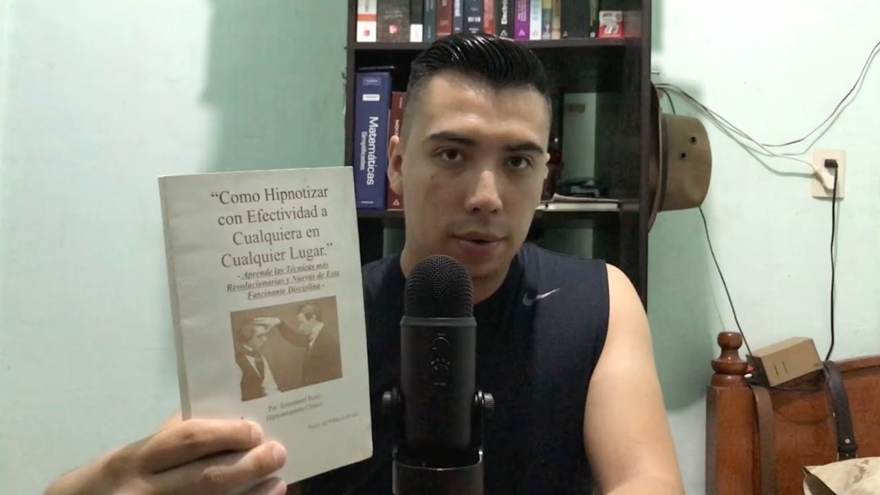 SUSURRANDO LIBRO DE HIPNOSIS. L # 1. MOUTH AND HAND SOUNDS WITH TAPPING. ASMR en Español.