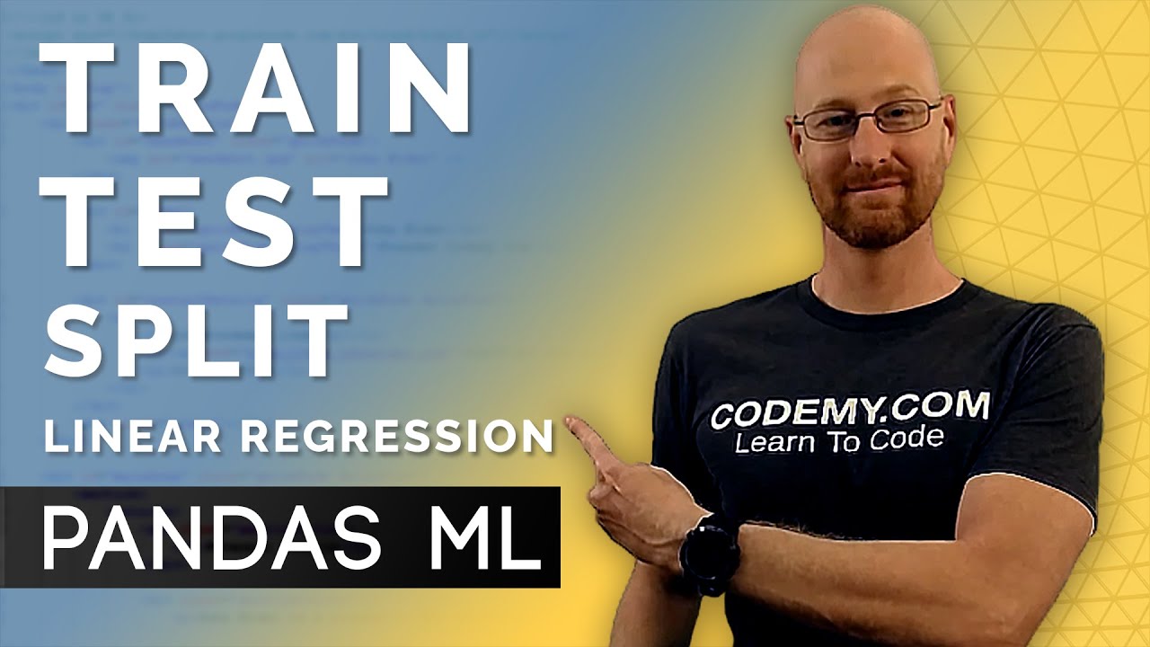 Train / Test Split for Linear Regression - Pandas For Machine Learning 27