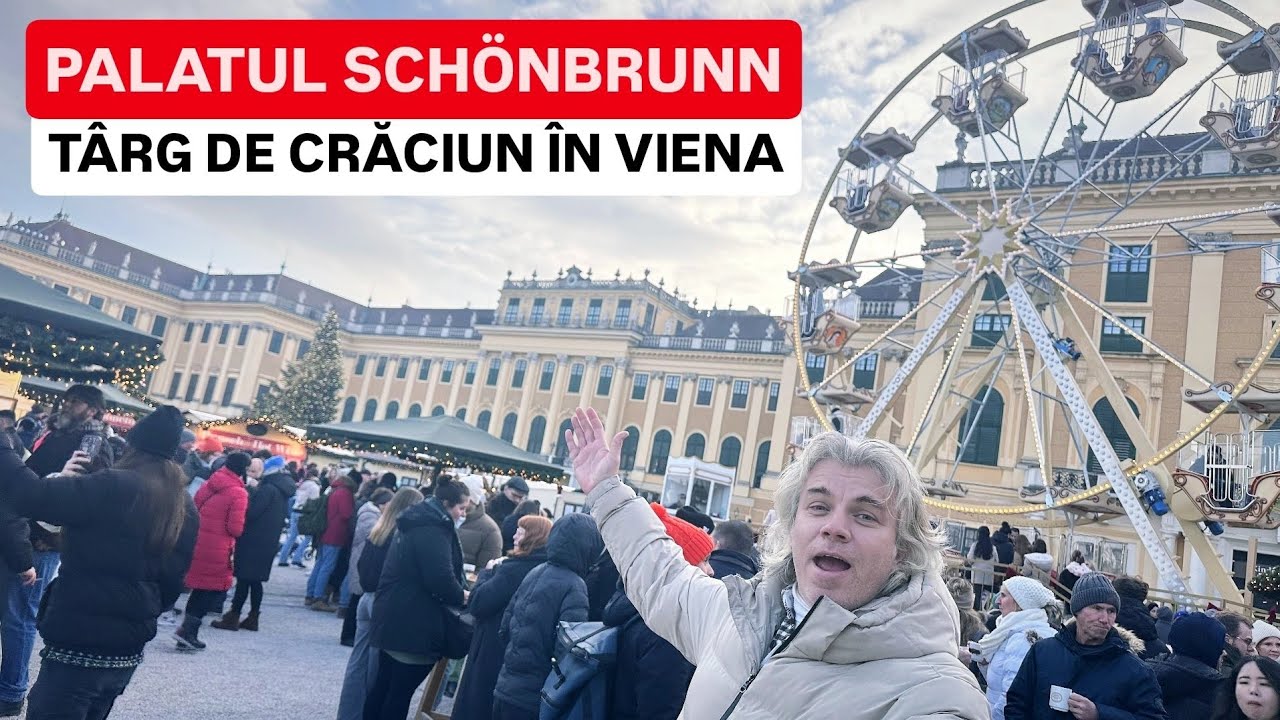 🔴 Cum e în VIENA de CRĂCIUN? Vezi TÂRGUL din PALATUL SCHÖNBRUNN