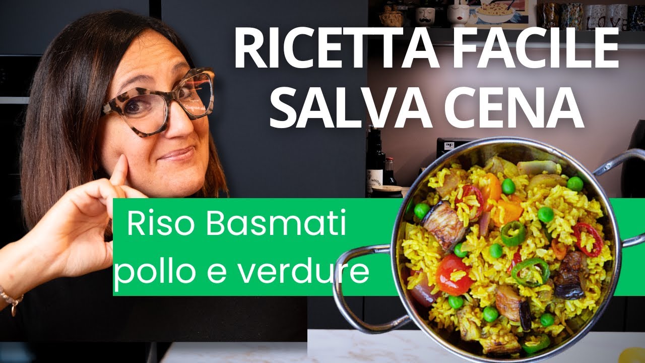 RISO POLLO E VERDURE: ricetta SALVACENA facile e LIGHT