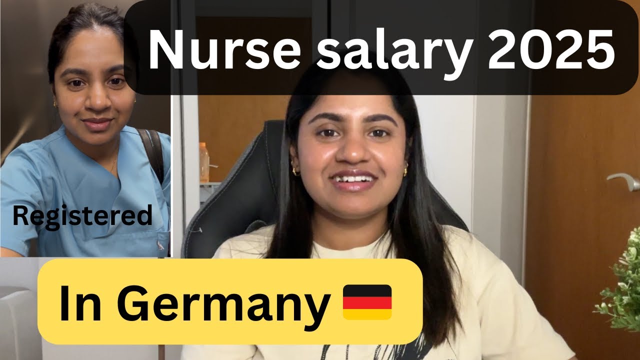 Nurse monthly salary 🇩🇪/2025/ tax reduction/net salary information#details video/expenses/germany