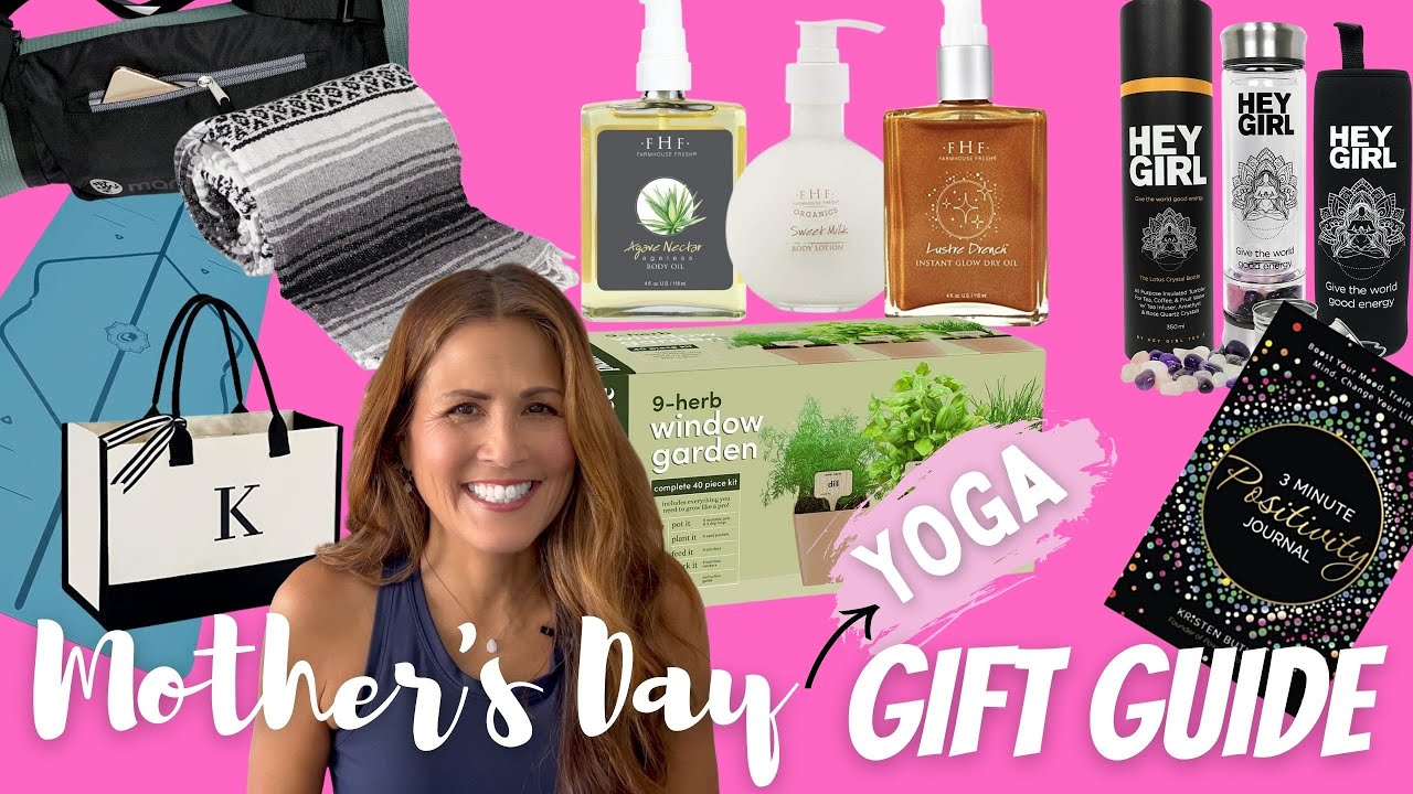 MOTHER'S DAY YOGA GIFT GUIDE! LAST MINUTE GIFT IDEAS FOR MOM | SHIMA FLOW YOGA