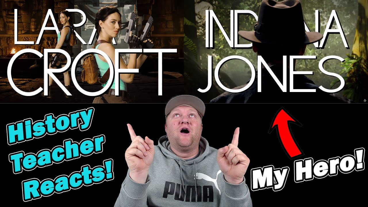 Lara Croft vs Indiana Jones | Epic Rap Battles of History | History Teacher Reacts