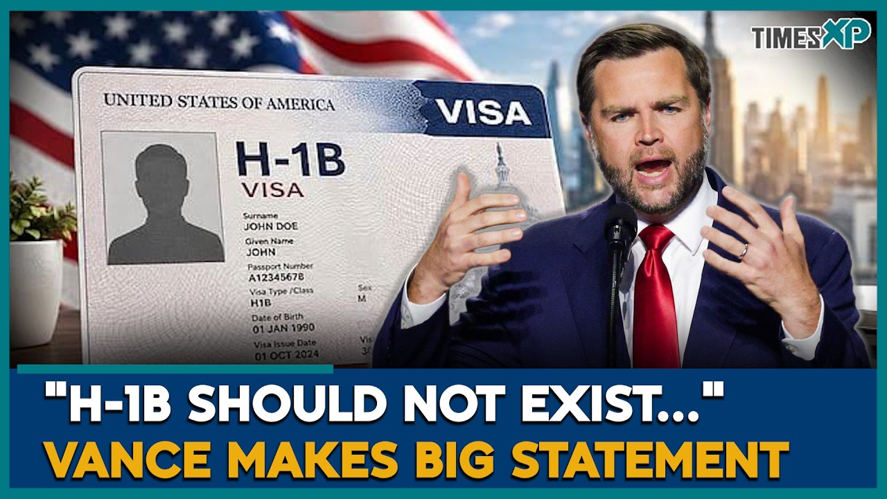 H-1B Should Not Exist? JD Vance Makes Big Statement | U.S News | U.S Immigration