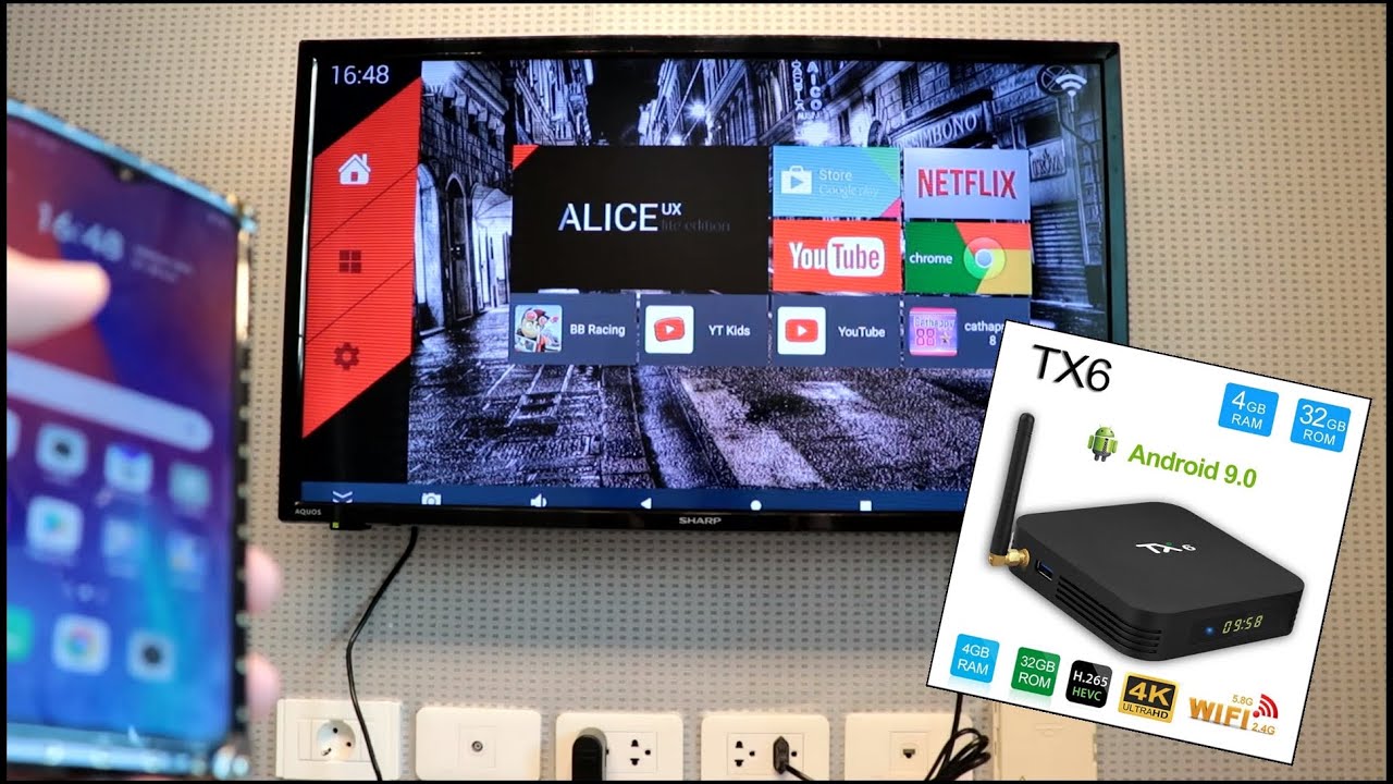 วิธีต่อAndroid box เข้ากับทีวี ดูหนัง ซีรี่ย์ แชร์เน็ตจากมือถือได้