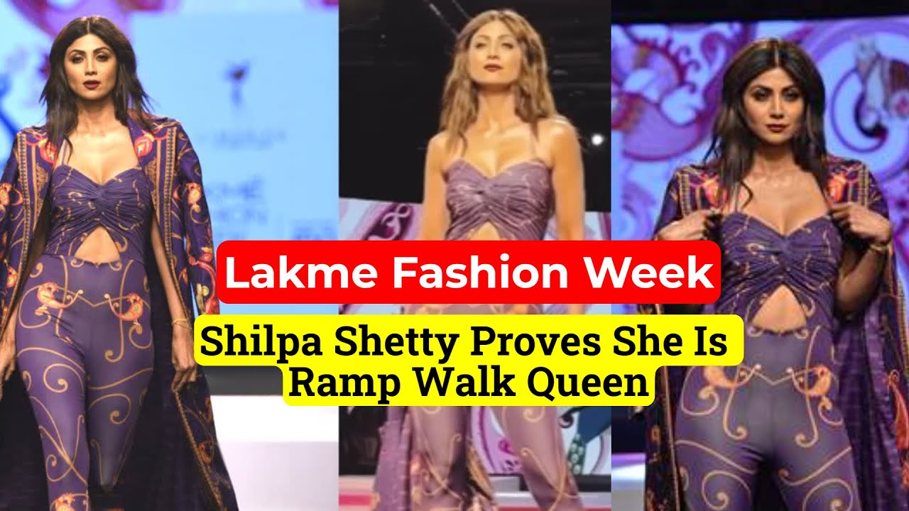Shilpa Shetty Proves she is The Queen of the Ramp Walk at Lakme Fashion Week 2023 | SeetaGeeta