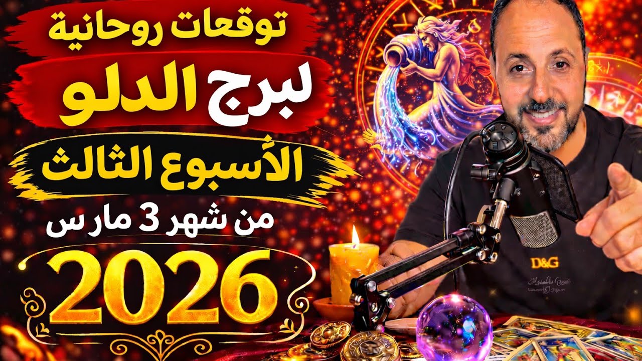 توقعات روحانية لبرج الدلو الأسبوع الثالث من شهر 3 مارس 2026. 00212662659264