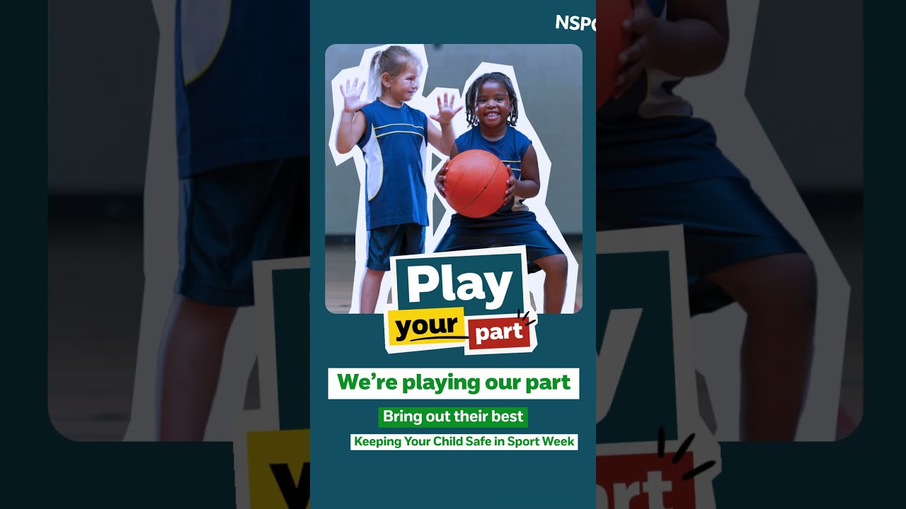 We're playing our part to keep children safe in sport
