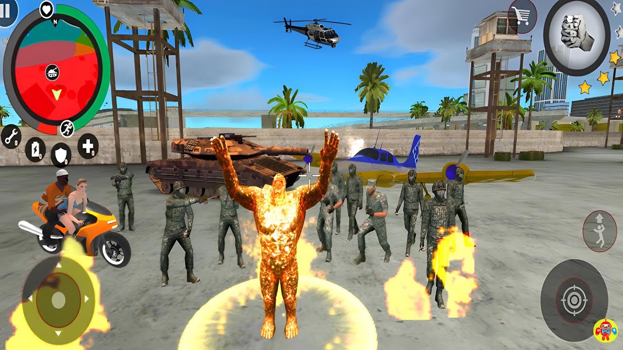 Lava Stone Giant by Naxeex Military Base #41 - Android Gameplay