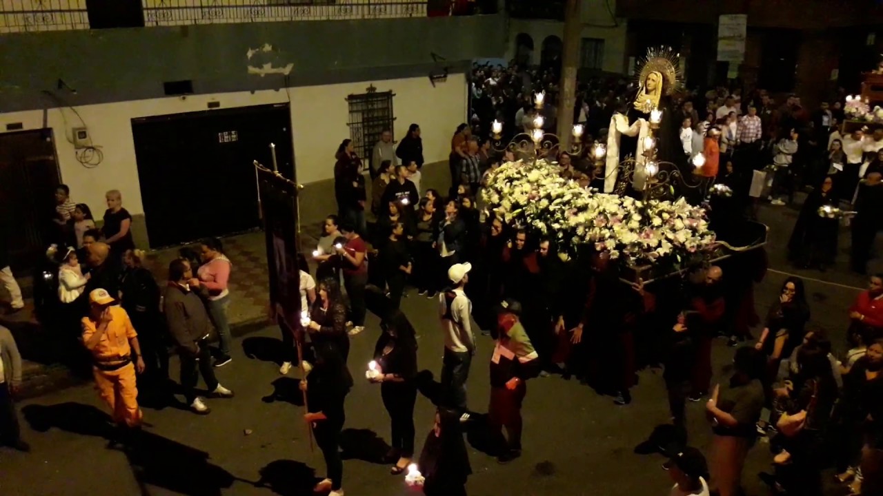 Procesión al Santo Sepulcro Viernes Santo 2019 / Semana Santa Parroquia Jesús Caído Itagüí