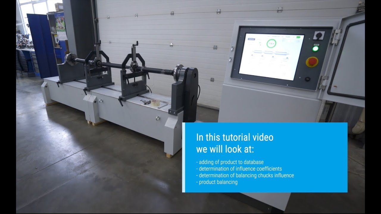 How to balance the cardan shaft on Enset equipment with new software