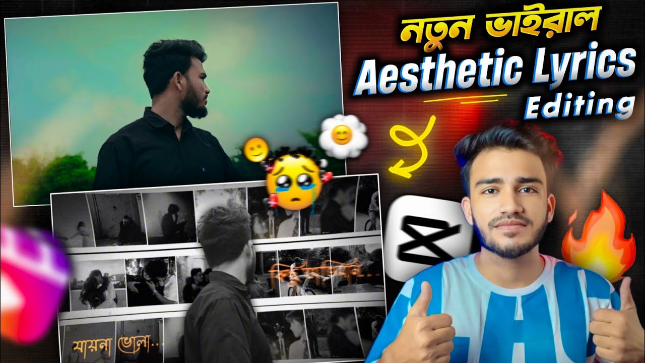 New Instagram Trending Aesthetic Sad Lyrics Status Video Editing In CapCut | Sakib Tech