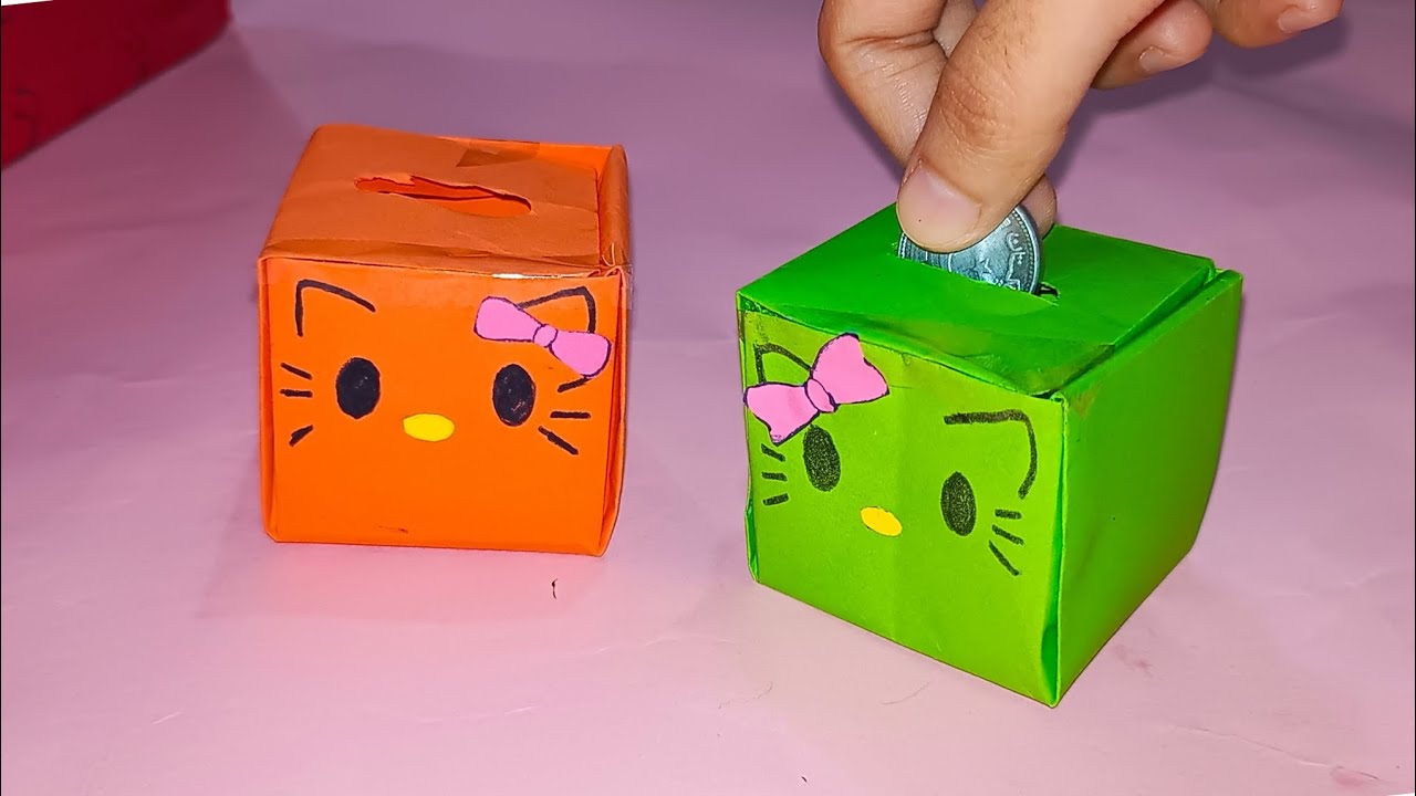hello kitty paper money box
