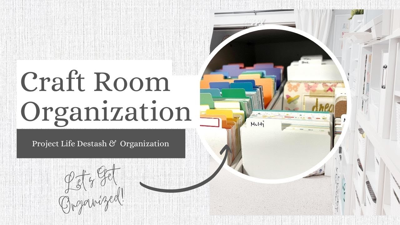 Craft Room Organization | Project Life Cards |***Jessica Grace***