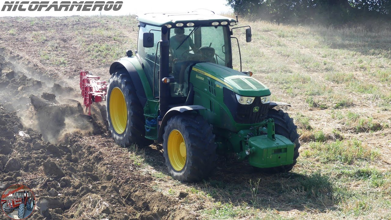 ARATURA IN COLLINA 2021 | JOHN DEERE 6140R + MASCHIO UNICO XL 3 corpi | FAIAZZA