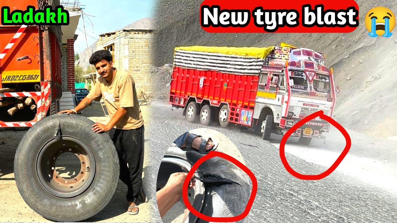 Morning mein hi new tyre blast Ho Gaya 😭 || First Ladakh ❤️ || Daily lifestyle vlog