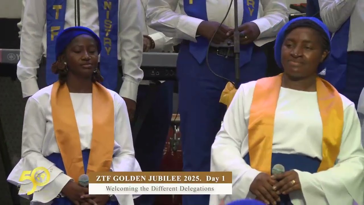 The Golden Jubilee (ZTF Ministry) welcoming the Delegations