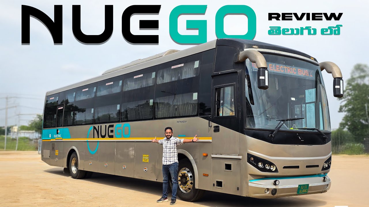 First Time on NUEGO Electric Bus! Comfort, Tech I Telugu Review| Meher Gear Head