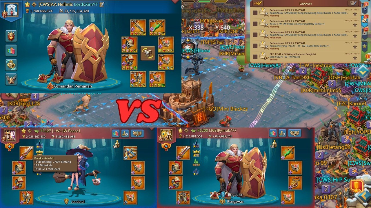 [ 🔴LIVE ] HELIMIC VS 2 MAX ACCOUNT IN CHAOS ARENA !!! CRAZY REPORT