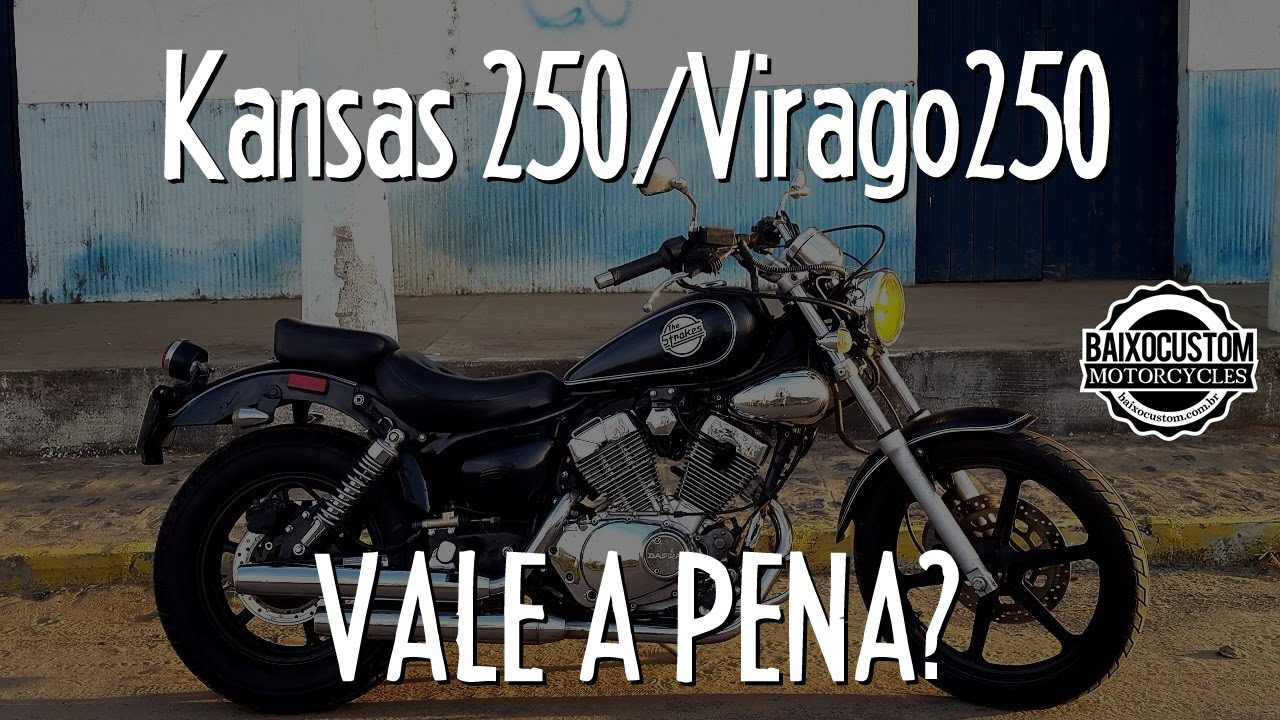 Kansas 250 e Virago 250 - Vale à Pena? # Motovlog Baixo Custom Gopro