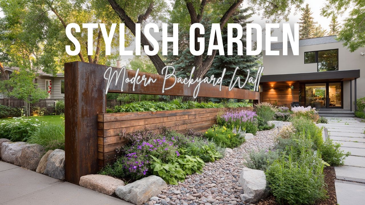Stylish Garden Fence Designs with Modern Backyard Wall Inspirations