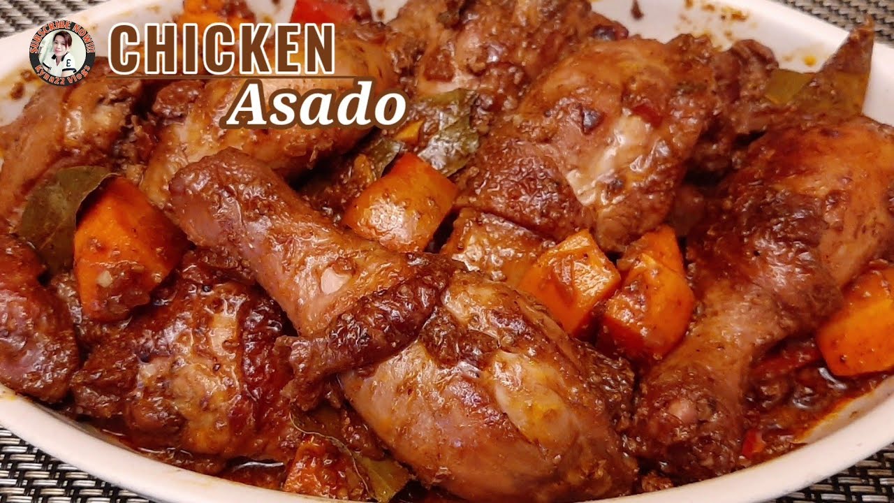 HOW TO COOK CHICKEN ASADO | Lutong Pinoy Recipe | Kyna's Vlog